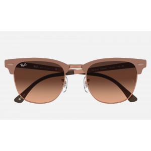 Ray Ban Clubmaster Metal Collection RB3716 Brown Gradient Bronze-Copper