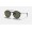 Ray Ban Round Double Bridge RB3647 Polarized Classic G-15 And Black Frame Green Classic G-15 Lens