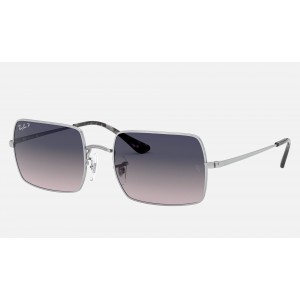 Ray Ban Rectangle RB1969 Purple Gradient Silver