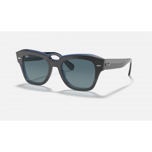 Ray Ban State Street RB2186 Blue Gradient Grey