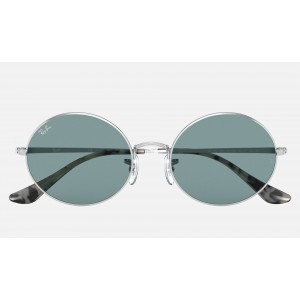 Ray Ban Oval RB1970 Blue Classic Silver