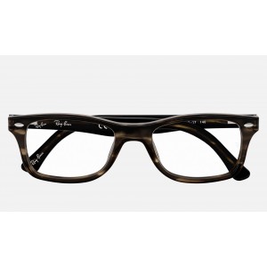 Ray Ban The Timeless RB5228 Demo Lens And Tortoise Dark Brown Frame Clear Lens
