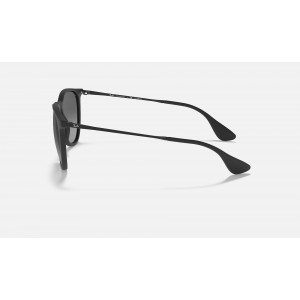 Ray Ban Erika Color Mix Low Bridge Fit RB4171 Polarized Gradient And Black Frame Grey Gradient Lens