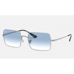 Ray Ban Rectangle RB1969 Light Blue Gradient Silver