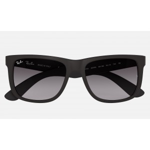 Ray Ban Justin Classic RB4165 Gradient And Black Frame Grey Gradient Lens