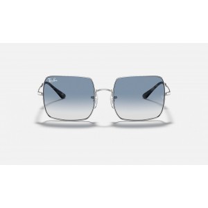Ray Ban Square Classic RB1971 Light Blue Gradient Silver