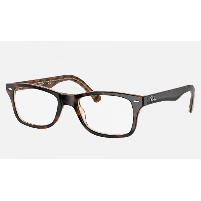 Ray Ban The Timeless RB5228 Demo Lens And Tortoise Black Pattern Frame Clear Lens