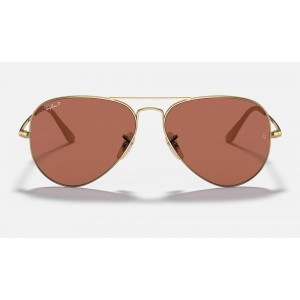 Ray Ban RB3689 Purple Classic Gold