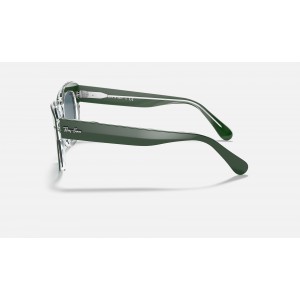 Ray Ban State Street RB2186 Gradient And Green Frame Blue Gradient Lens