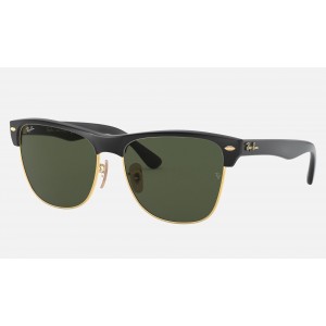 Ray Ban Clubmaster Oversized RB4175 Classic G-15 And Black Frame Green Classic G-15 Lens