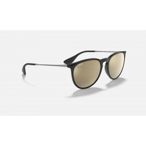 Ray Ban Erika Color Mix Low Bridge Fit RB4171 Mirror And Black Frame Gold Mirror Lens