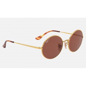 Ray Ban Oval RB1970 Purple Classic Gold