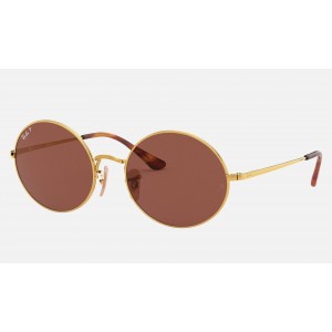 Ray Ban Oval RB1970 Purple Classic Gold