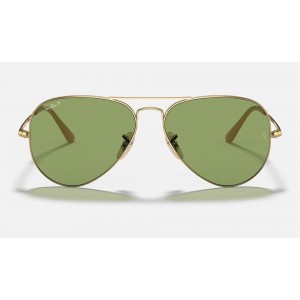 Ray Ban RB3689 Polarized Classic G-15 Gold
