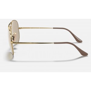 Ray Ban RB3689 Solid Light Brown Photochromic Evolve Gold
