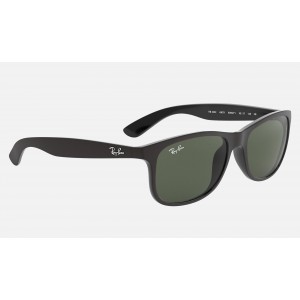 Ray Ban New Wayfarer Andy RB4202 Classic And Black Frame Green Classic Lens