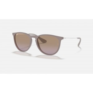 Ray Ban Erika Classic RB4171 Gradient And Brown Frame Brown-Violet Gradient Lens