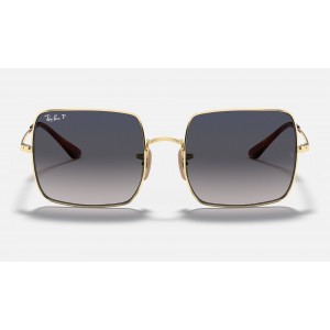 Ray Ban Square Classic RB1971 Grey Gradient Gold