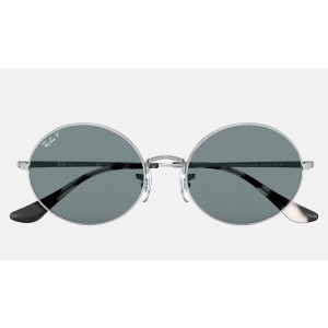 Ray Ban Oval RB1970 Light Blue Classic Silver