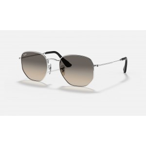Ray Ban Hexagonal Collection RB3548 Light Grey Gradient Silver