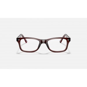 Ray Ban The Timeless RB5228 Demo Lens And Brown Tortoise Frame Clear Lens