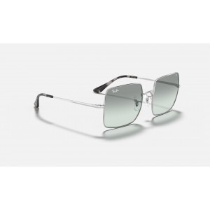 Ray Ban Square 1971 Washed Evolve RB1971 Light Blue Photochromic Evolve Silver