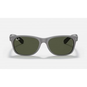 Ray Ban New Wayfarer Color Mix RB2132 Classic G-15 And Grey Frame Green Classic G-15 Lens